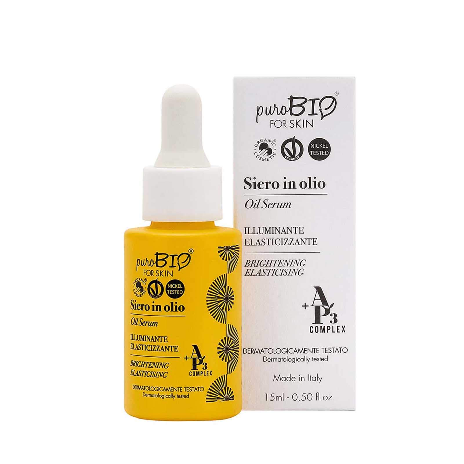 PUROBIO OIL SERUM - ELASTIC LIGHTING 15ML ECOBIO PURE BIO 06