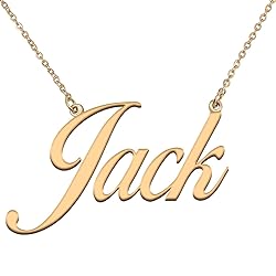 HUAN XUN Customized Custom Simple Any Name Necklace