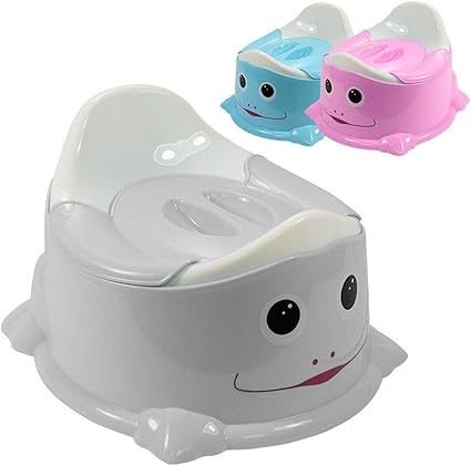 Monsieur Bebe Pot De Toilette Couvercle Anti Odeur Poignee De Transport Trois Coloris Norme Ce Amazon Fr Bebes Puericulture