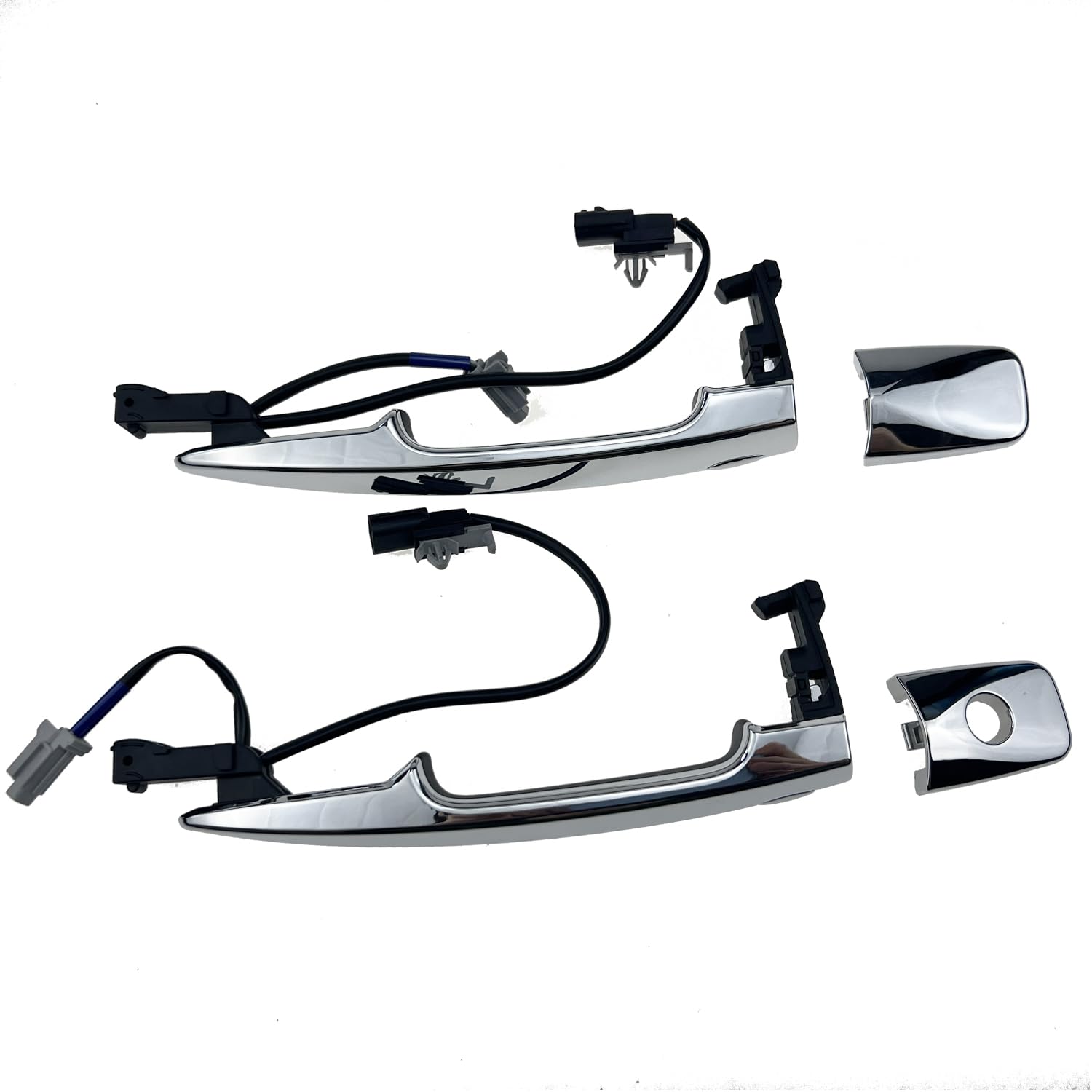 Photo 1 of 806469N00A 12459871 2PCS Exterior Door Handles Chrome Left Right W/Sensor Smart Keyless Entry System Compatible with Nissan Sentra Maxima Murano 2009-2018