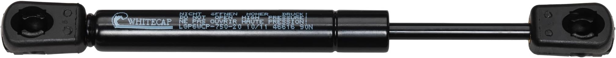 Whitecap 10" Gas Spring - 20lb - Black Nitrate