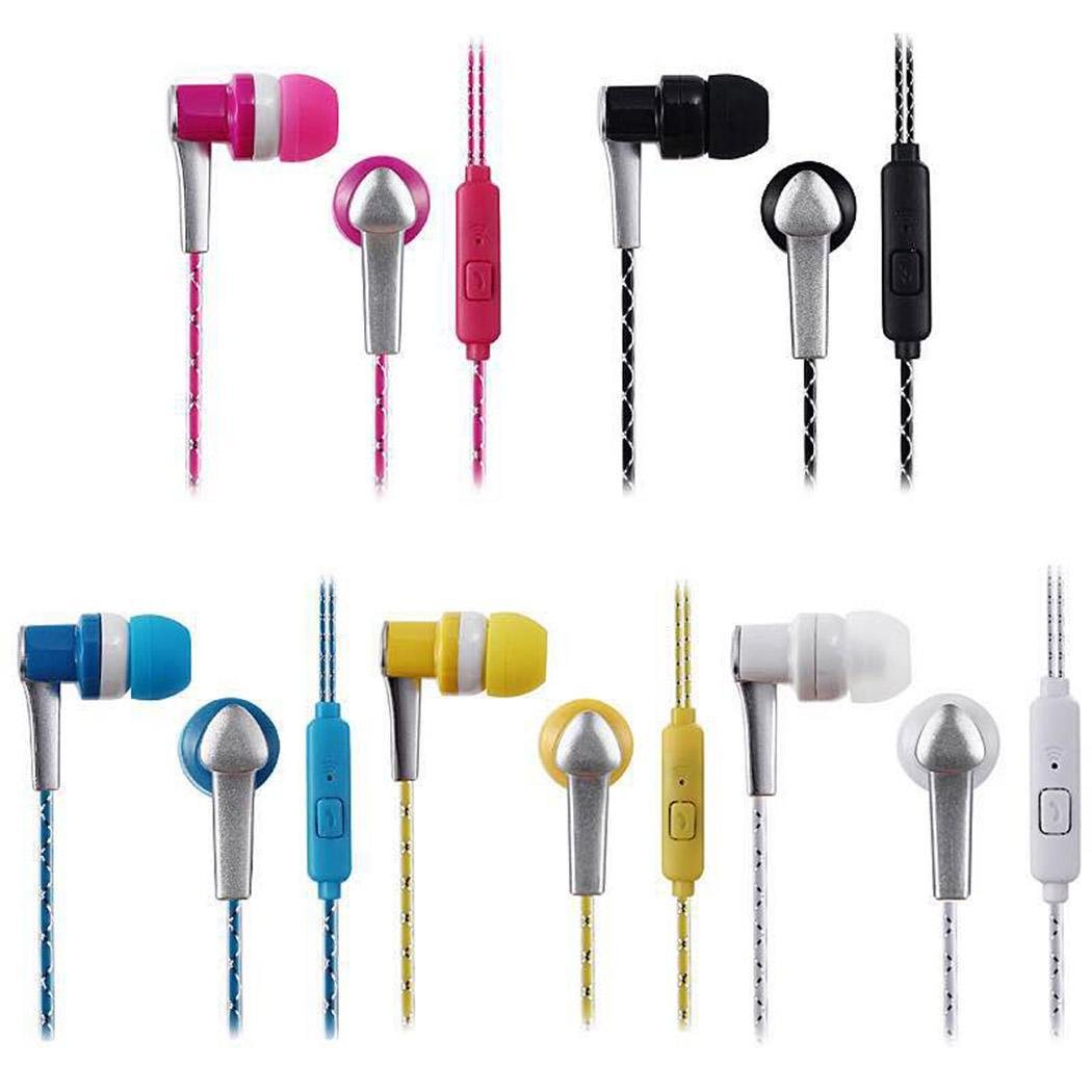 Chiak Unisex General Stereo in-Ear Earphones Earbuds Handsfree Wired Sport Headset Corded Headsets