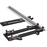 Milescraft 1404 Rip Saw Guide &ndash; Circular Saw Edge Guide. Straight Cutting Jig. Rip &amp; Cross Cut Large Sheets. Sidewinder and Worm Drive Saws. 24inch Edge Range. All-Metal Base Prevents Flex