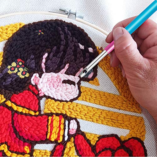 4 Rainbow+Embroidery+Scissors+Threader+Stitching