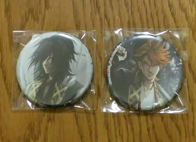 Amazon 続 刀剣乱舞 花丸 Edイラスト缶バッジ 大典太光世 ソハヤツルキ 大典太 ソハヤ アニメ 萌えグッズ 通販