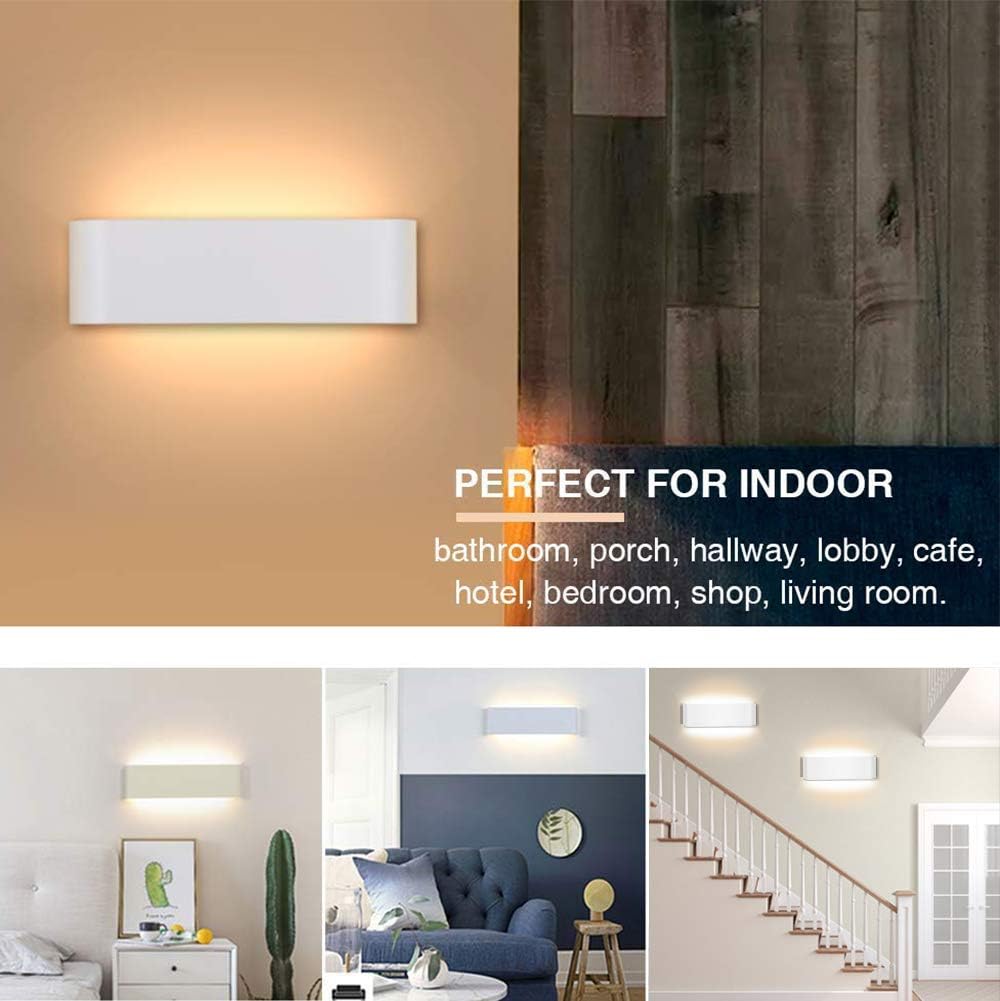 de pared interior 12w moderna apliques