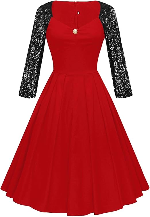 Timormode 10708 Vintage Elegant Formal Party Dress with ...