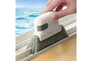 2-in-1 Detachable Window Groove Cleaning Brush, Plastic Gap Scrubber for Windows, Doors & Glass Tracks
