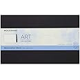 Moleskine Art Watercolor Block, Hard Cover, Large (5" x 8.25") Plain/Blank, Black, 20 Pages, 8053853603234