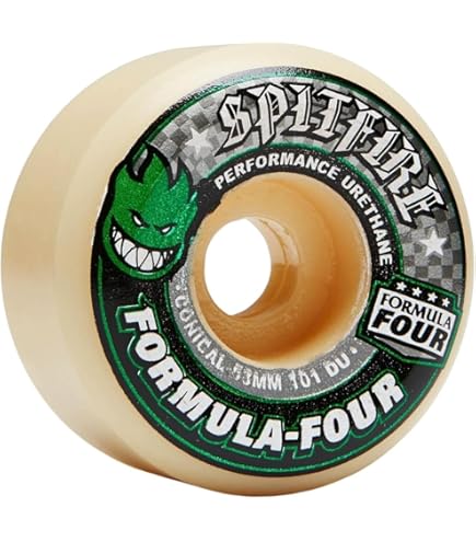 スケートボード Spitfire F4 Conical Full 99a Wheels 52mm Amazon.com : Spitfire Skateboard Wheels 52mm F4 99A Conical