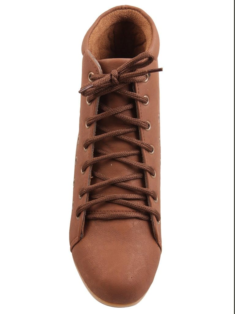 adorn women's artificial leather boots