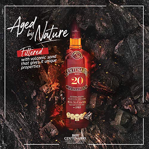 Ron Centenario | Fundación 20 Aniversario | Hergestellt im Solera-Verfahren | Weich und harmonisch im Geschmack | Ausgezeichnet mit der Silbermedaille bei der Tokyo Whisky & Spirits Competition |700ml – Bild 3