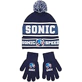 Sonic The Hedgehog Sonic Speed Youth 2-Piece Knit Beanie & Gloves Set