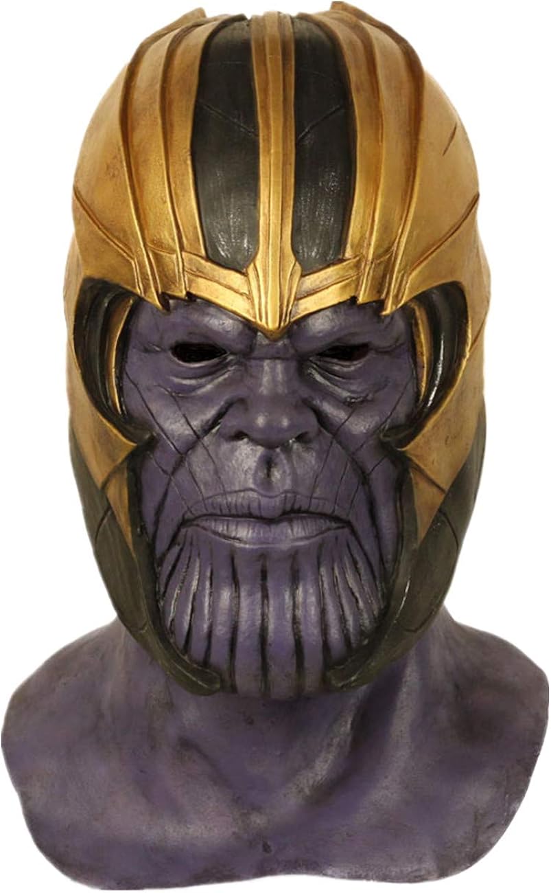 Super Villain Mask Halloween Party Cosplay Latex Full Head Free Size