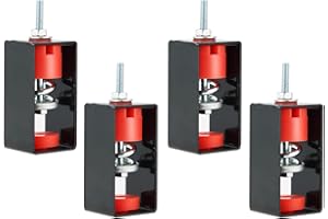 MAOPINER 4Pack Ceiling Vibration Damping Mounts, Spring Vibration Isolator for Soundproof and Shockproof for A/C Air Handler Bedroom Theater Studio, 110 Lb Capacity, 1.20" Deflection