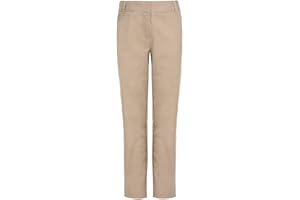 Nautica Girls School Uniform Twill Skinny Pants, Comfortable Stretch Material, Wrinkle & Fade Resistant