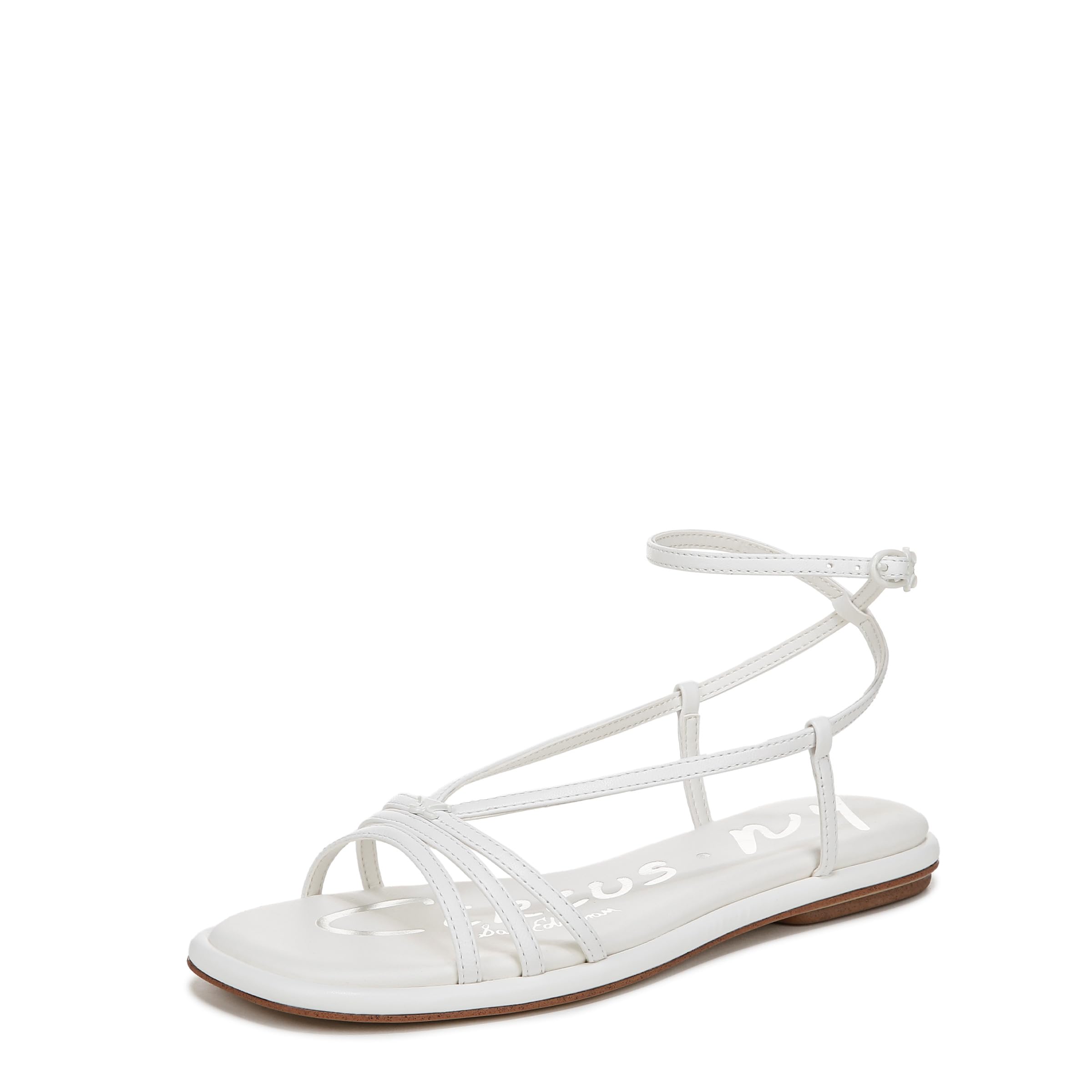 Circus NY By Sam Edelman Women’s Olana Flat Sandal, Bright White, 6.5