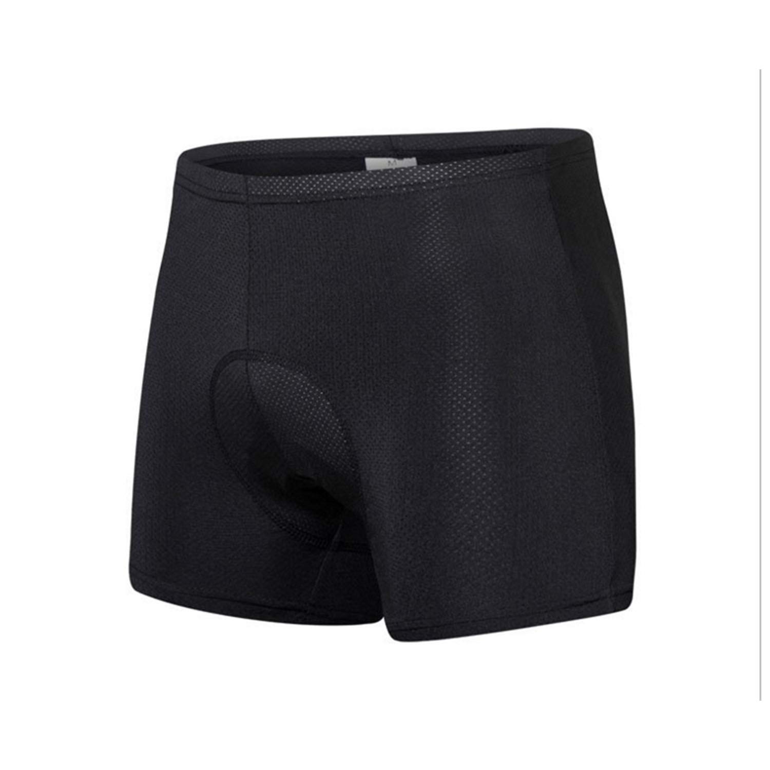 Men\'s Cycling Shorts, Bicycle Cycling Underwear 3D Silicone Padded with High-Density High-Elasticity and Highly Breathable (L)