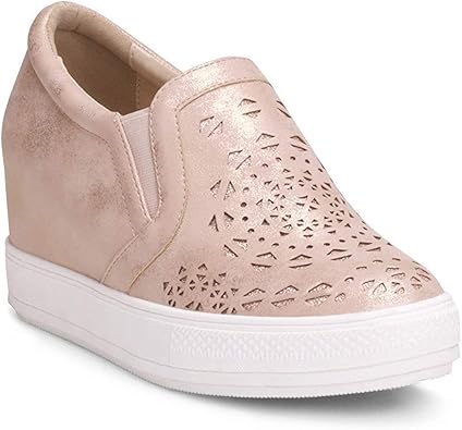 wanted hidden wedge sneakers