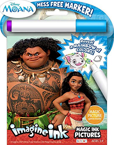 Mess Free Coloring Book Disney Moana