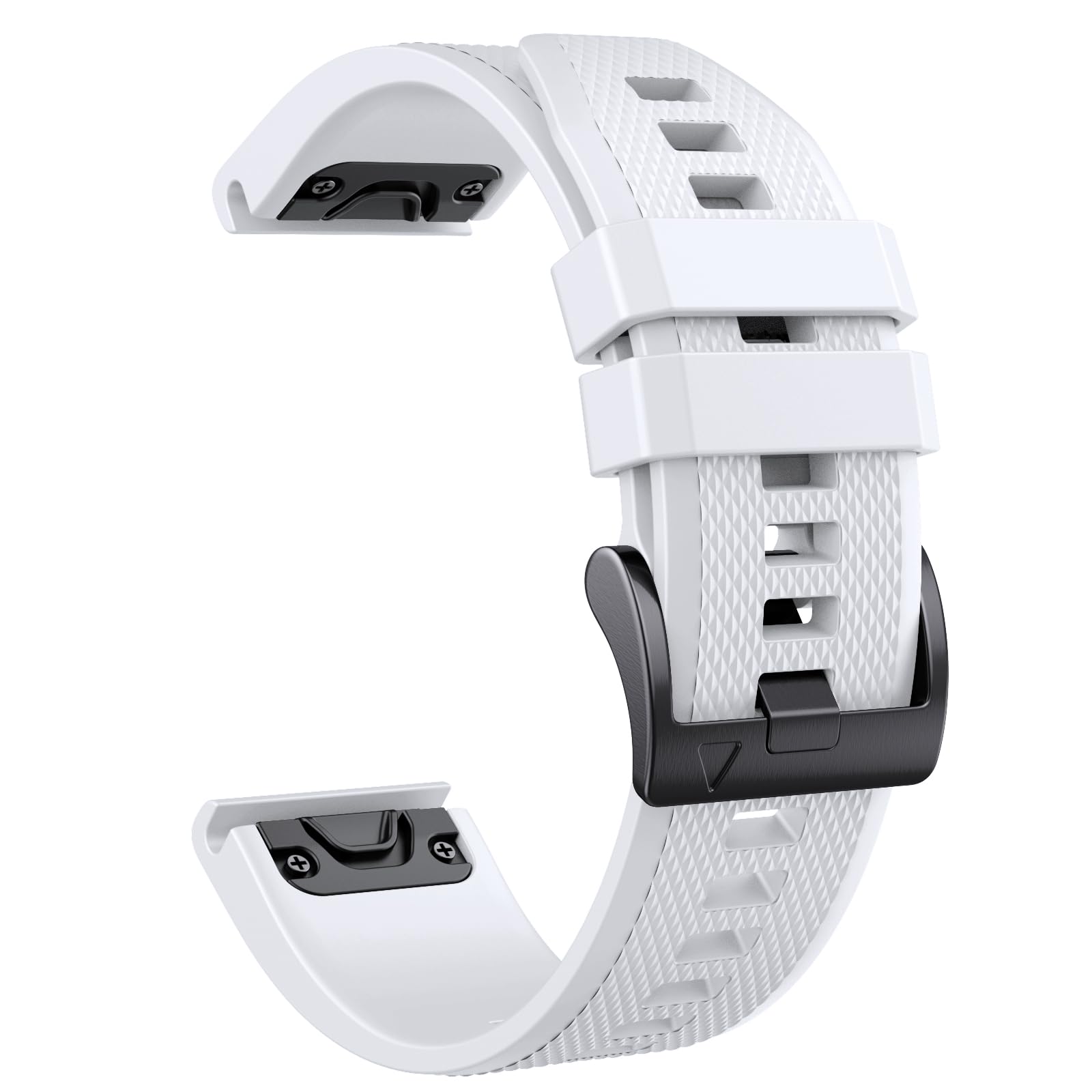 NotoCity for Garmin Fenix 6/6 pro Strap, Quickfit 22mm for Fenix 5/7/5 plus/7 Pro/8 47mm, Watch Strap for Forerunner 935/945/965, Approach S60/S62, Instinct 2, Tactix 8 47mm(White) โ image 1