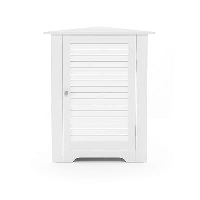 Buy Furinno Indo Corner Louver Door Cabinet White Online In Indonesia B07q11rdjw