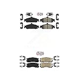 AmeriBRAKES Front Rear Ceramic Disc Brake Pads Kit