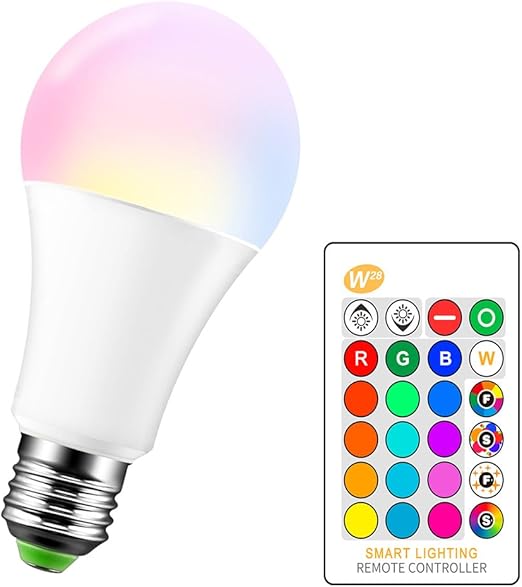 onever 15w rgbw bombilla led e27 cambio de color atmosfera iluminacion lampara led flash estroboscopico modo de fundido ktv luces decorativas rgb