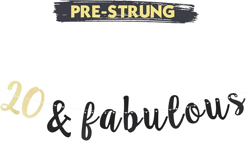 Amazon Co Jp Lingteer 素晴らしい筆記体スクリプトグリッターバンティングバナー Happy th Birthday Anniversary Party デコレーションサイン おもちゃ