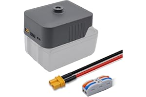 Horsun Makita Battery Adapter, Bosch Battery Converter, Power Source Inverter with USB Charger Outlets for Makita/Bosch 12V 18V Power Tools Battery for Rc Car, Robotics, Rc Truck,DIY use