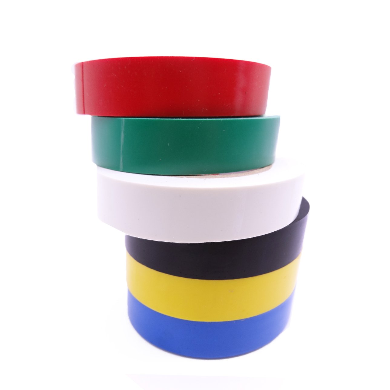 Maveek 6 Pack Mixed Colour Electrical Insulation Tape Adhesive Gaffer