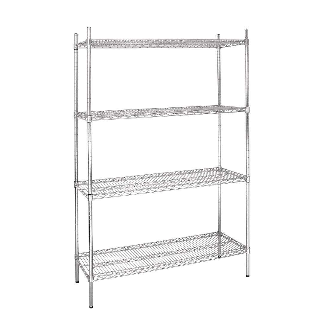 EDLP Vogue Flat Pack 4 Shelf Unit - 1220x460x1830mm 48x18x72"
