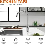 Grifema G4008 Kitchen Sink Tap Single Lever 360° Chrome Finish view 3