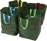 Silverline Recycling Bags 4pk 400x320mm Green, UV-Stabilised, Waterproof view 2