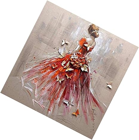 Amazon Co Jp 5d ダイヤモンドアート ダイヤモンドアート カラービーズストーン絵画 ラインストーン絵画 手芸キット レディ40x40cm ホビー