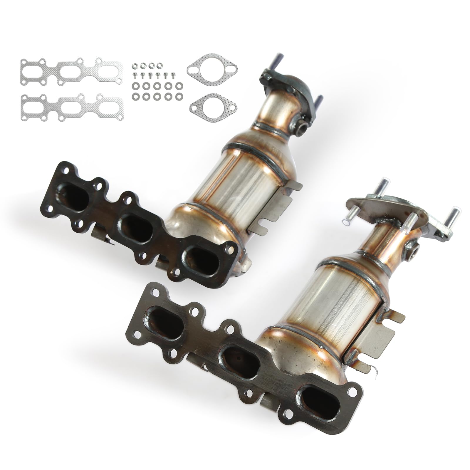 Photo 1 of VAVICARS Catalytic Converter Direct-Fit Stainless Steel For 2013-2019 Ford Explorer FLEX Taurus Police Interceptor 3.5L/3.7L/2013-2016 Lincoln MKS MKZ/2013-2018 MKT/2016-18 MKX 3.7L (EPA Approved)