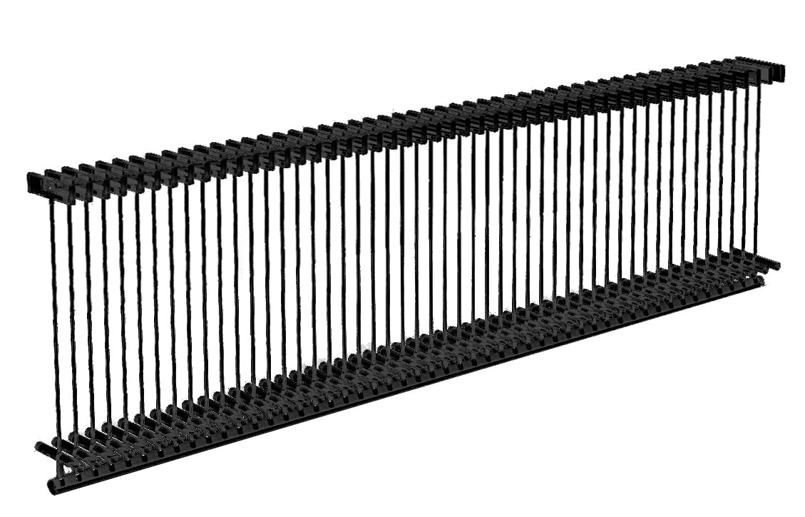 5000 x Black Tagging Barbs Clothing Garment Tagger Gun Fasteners Refill Pin Price Tags Standard Paddle 25mm 1 Inch