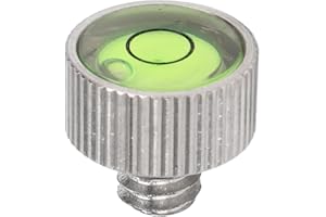 KIMISS Camera Bubble Level Stainless Steel Compact Accurate Horizontal Alignment for DSLR Mirrorless Cage Rig Top Handle 1 / 