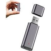 64GB Digital Voice Recorder Voice Activated Recorder USB Recording Device with Noise Reduction Rechargeable 750Hrs Small Pocket Audio Recording Devices for Lectures, Interview, Meeting, Class (Grey)