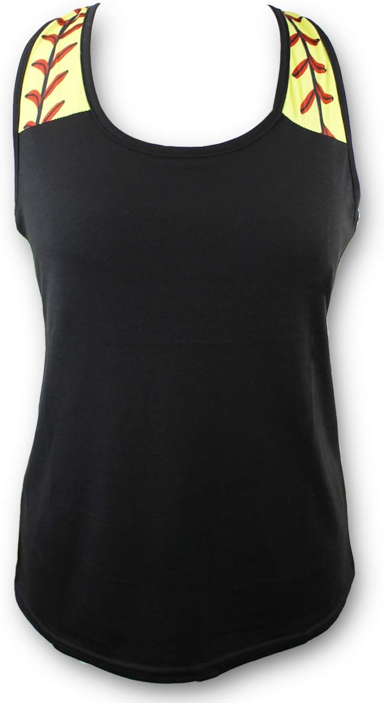 KNITPOPSHOP Baseball Tank Top for Mom Fans T Shirt Apparel Tshirt Gifts Team