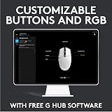 Logitech G203 Lightsync Gaming Mouse 8000 DPI 6 Programmable Buttons Black view 9