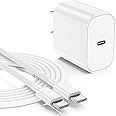 iPhone 16 15 Charger and 10ft Type C to C Cable Cord Long, USB C Fast Charging Block Plug Power Adapter Cube for Apple iPhone 16 Pro Max/16/15 Plus/15/iPad Min,AirPods Max 2 (2024)/AirPods Pro 2nd Gen