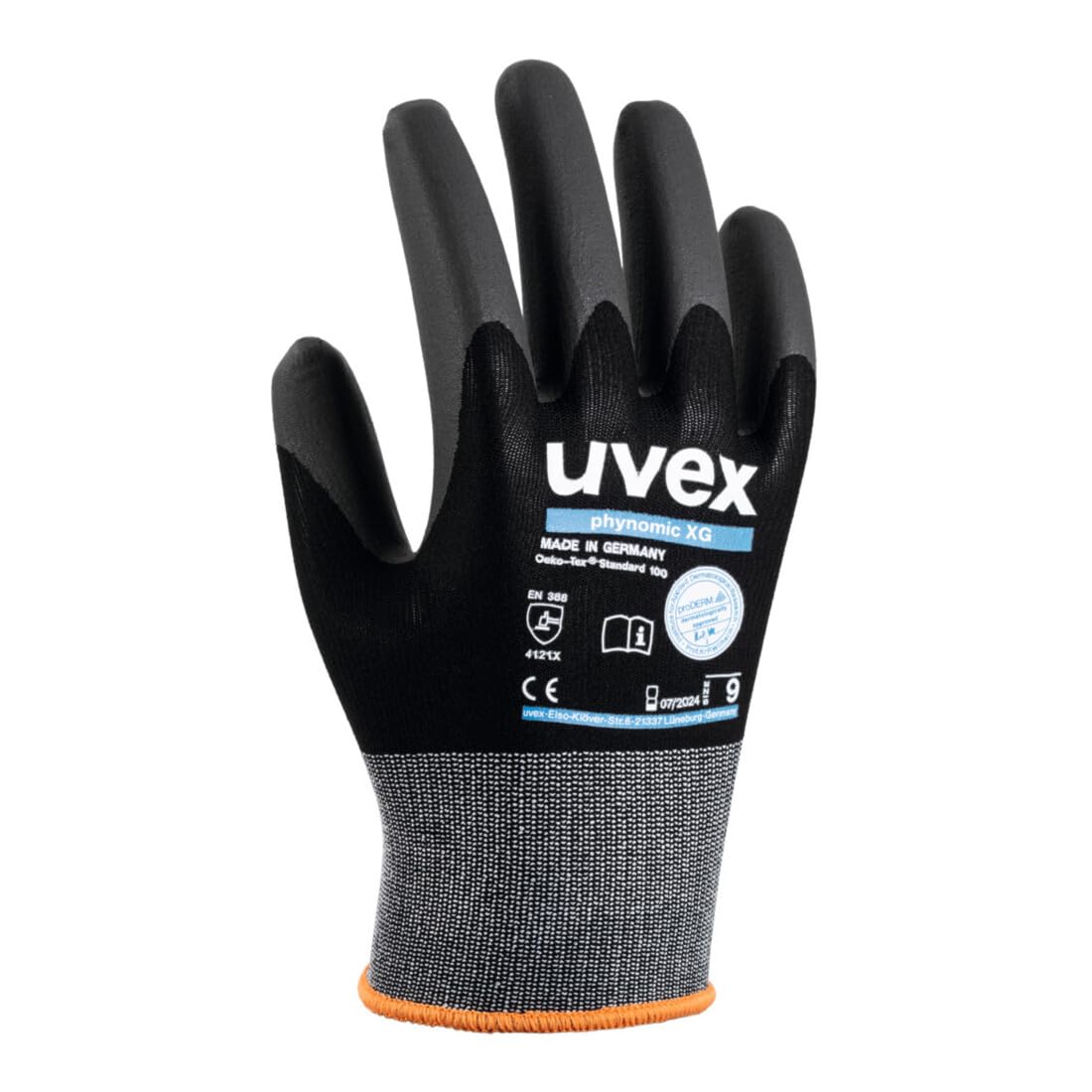 Uvex Safety Glove 'Phynomic XG' Precision Assembly Handling (10)