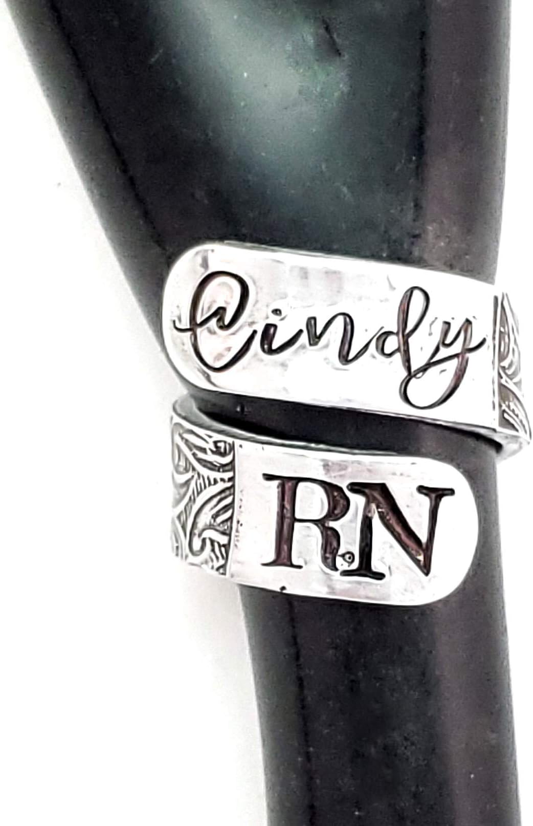 Stethoscope Charm, ID, Name tag, Gift for Nurse