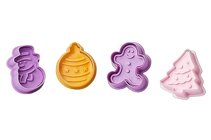 Amazoncom 4 Pcs Moules 3d Decoration Gateau Biscuit Cake
