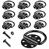 JCHL D-Rings Tie Downs Anchors Heavy Duty Steel