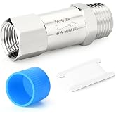 TAISHER 1PCS 304 Stainless Steel 3/8" NPT Male x 3/8" NPT Female Check Valve,Backflow Prevention,One Way Non-Return Check Valves