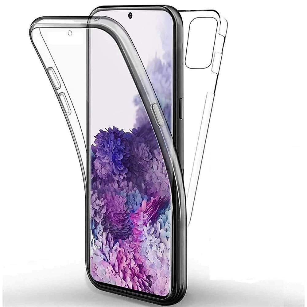 NWNK13 For Samsung Galaxy Note 20 Ultra Phone Case Slim Fit Heavy Duty Front Back Protective Case Built-in Screen Protector Full Body Mobile Phone Cover for Samsung Note 20 Ultra (Crystal Clear)