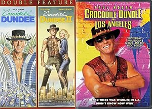 Image of Paul Hogan is Crocodile Dundee 3-Movie Comedy Set - Crocodile Dundee II & Crocodile Dundee in Los Angeles 3 Triple DVD Bundle