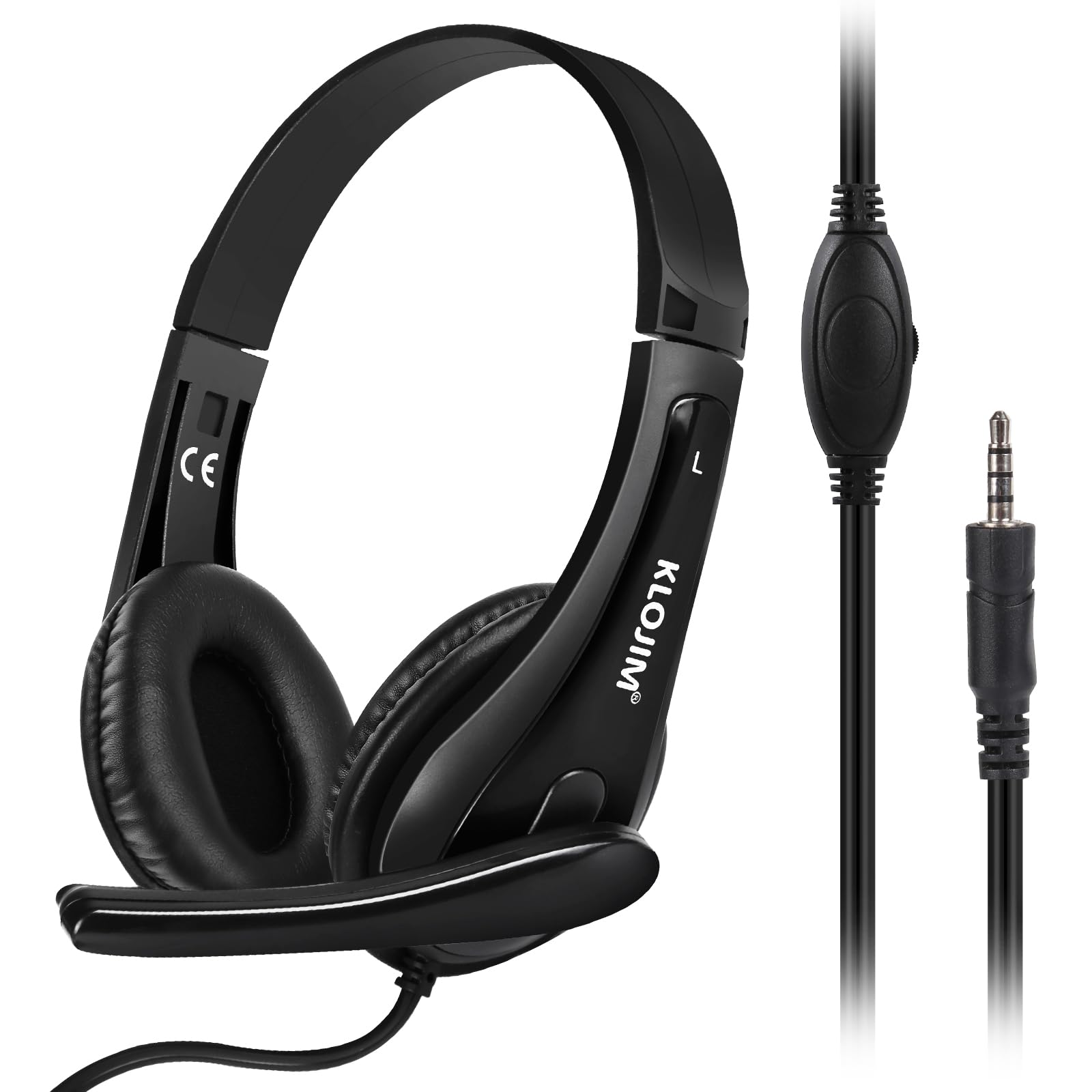 KLOJIM Wired Headphone for PC/Laptop - On-Ear